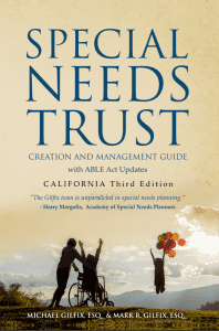 Special need trust book
